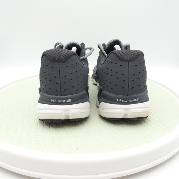 Under Armour Spine Disrupt 1266218-035 Mens 13 Running Shoes Gray Black Sneakers - Picture 4 of 11